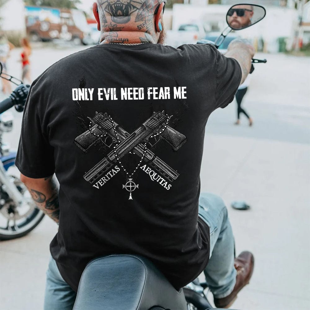 Only Evil Need Fear Me Plus Size T-Shirt