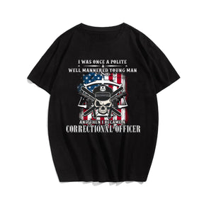 POLICE Men T-shirt, Oversize Plus Size Man Clothing for Big & Tall