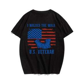 U.S.VETERAN #2 Men T-shirt, Oversize Plus Size Man Clothing for Big & Tall