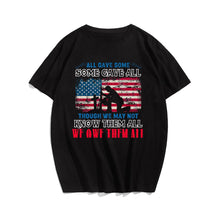 We owe them all Men T-shirt, Oversize Plus Size Man Clothing for Big & Tall