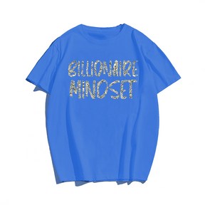 Billionaire Mindset Men's Plus Size T-Shirts