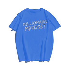 Millionaire Mindset Men's Plus Size T-Shirts