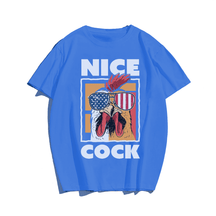 Nick Cock Men Plus Size Oversize T-shirt for Big & Tall Man