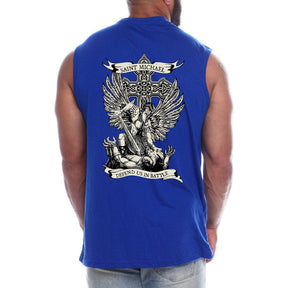 Saint Michael Defend Us Back fashion Sleeveless