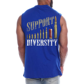 Support Diversity Back fashion Sleeveless