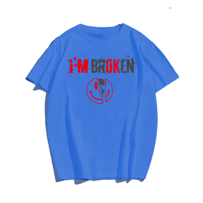 I'm Broken Skull Plus Size T-Shirts