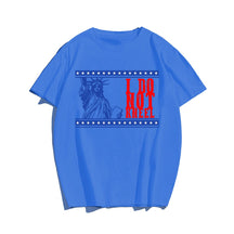 I DON'T KNEEL #2 Men T-shirt, Oversize Plus Size Man Clothing for Big & Tall