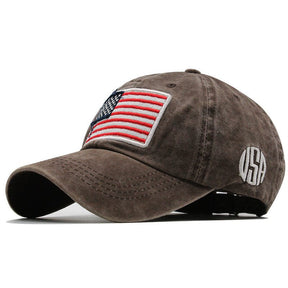 American flag baseball cap