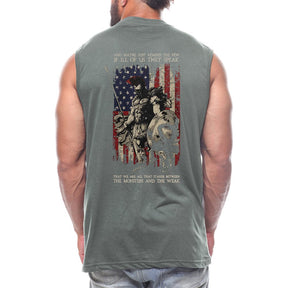 American Spartan Back fashion Sleeveless