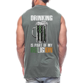 Drinking Is Part Of My Religion Back fashion Sleeveless