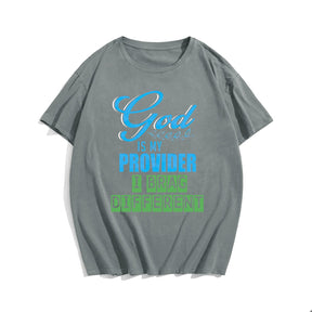 God Is My Provider I Brag Different Men's T-Shirts