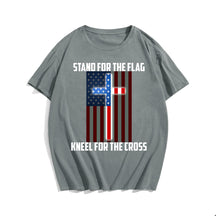 Limited Edition - Stand For The Flag Kneel For The Cross Men's T-Shirts