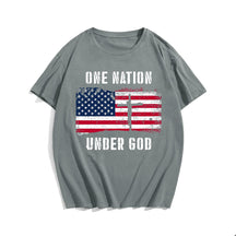 One Nation Under God Crucifix Men's T-Shirts