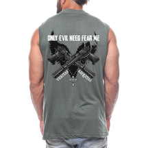 Only Evil Need Fear Me Back fashion Sleeveless