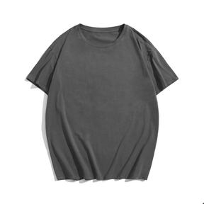 Solid Color T-shirt for Men, Oversize Plus Size Man Clothing - Big Tall Men Must Have