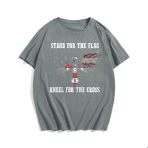 Stand For The Flag (Back Design) Men's T-Shirts