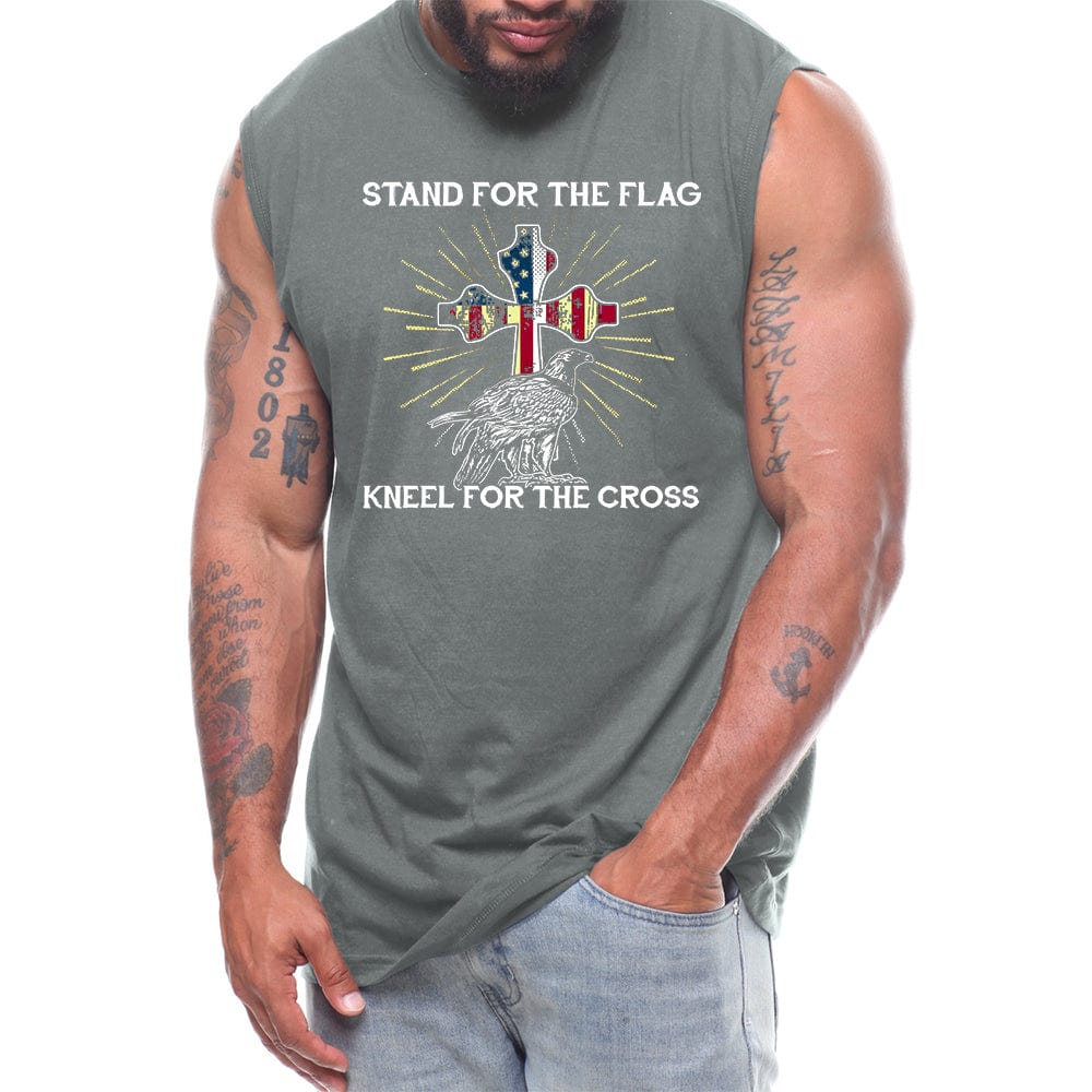 Stand For The Flag Kneel For The Cross Eagle