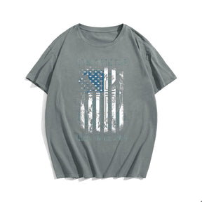 Stand For The Flag Kneel For The Cross (Version 2) Men's T-Shirts