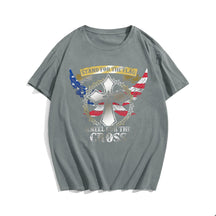 Stand For The Flag Kneel For The Cross (Version 22) Men's T-Shirts