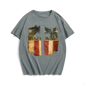 USA Cross Flag Shirt (Version 2) Men's T-Shirts