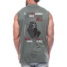 Walk Through Hell Back fashion Sleeveless