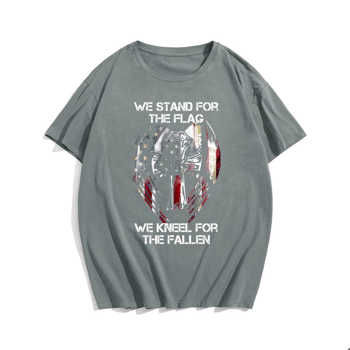 We Stand For The Flag We Kneel For The Fallen (Version 1) Men's T-Shirts