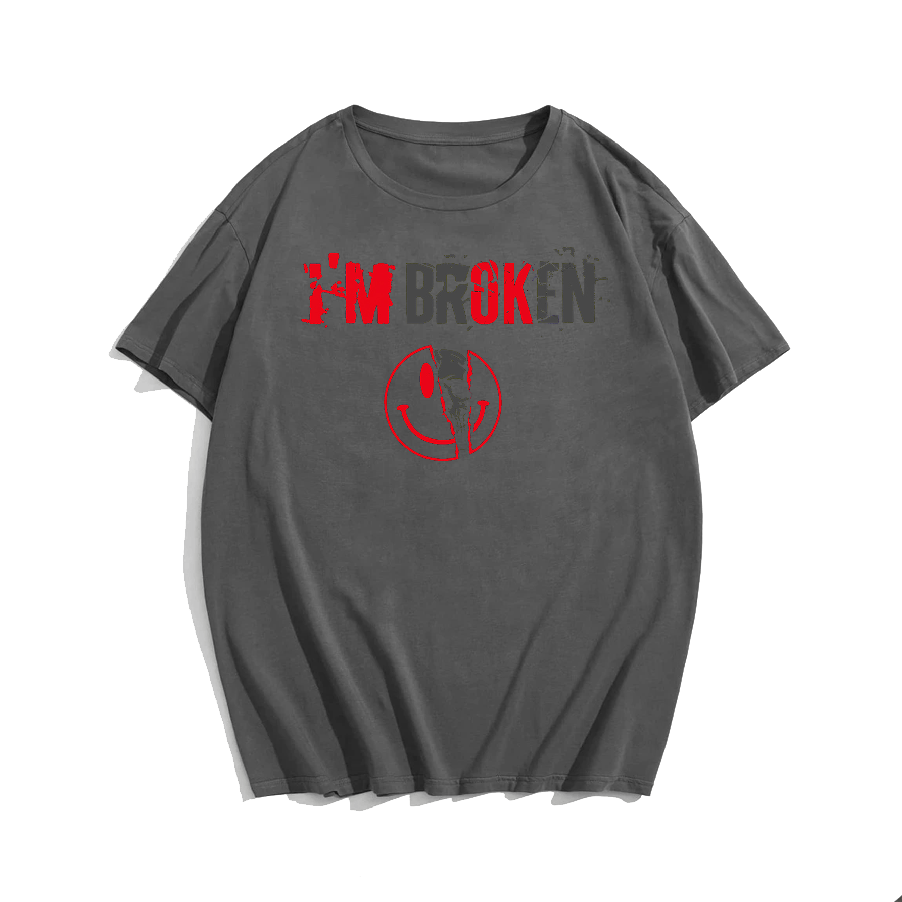 I'm Broken Skull Plus Size T-Shirts