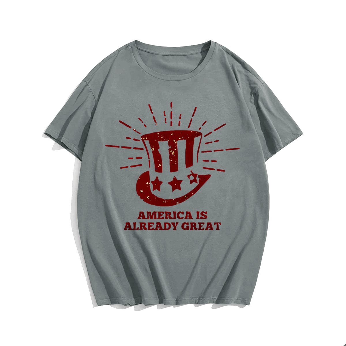 America is always great Men T-shirt, Oversize Plus Size Man Clothing for Big & Tall