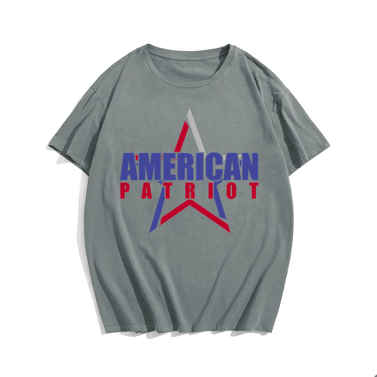 American Patriot Men T-shirt, Oversize Plus Size Man Clothing for Big & Tall