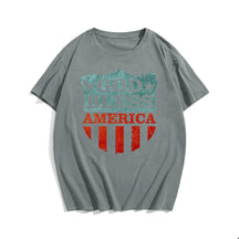 GOD BLESS AMERICA Men T-shirt, Oversize Plus Size Man Clothing for Big & Tall