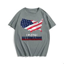 I PLEDGE ALLEGIANCE T-shirt, Oversize Plus Size Man Clothing for Big & Tall