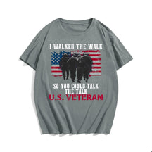 U.S.VETERAN Men T-shirt, Oversize Plus Size Man Clothing for Big & Tall