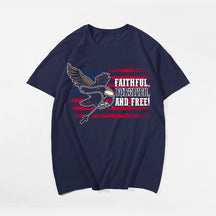 Faithful, Forgiven, And Free! Men's T-Shirts