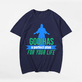 God Has A Perfect Plan For Your Life Men's T-Shirts