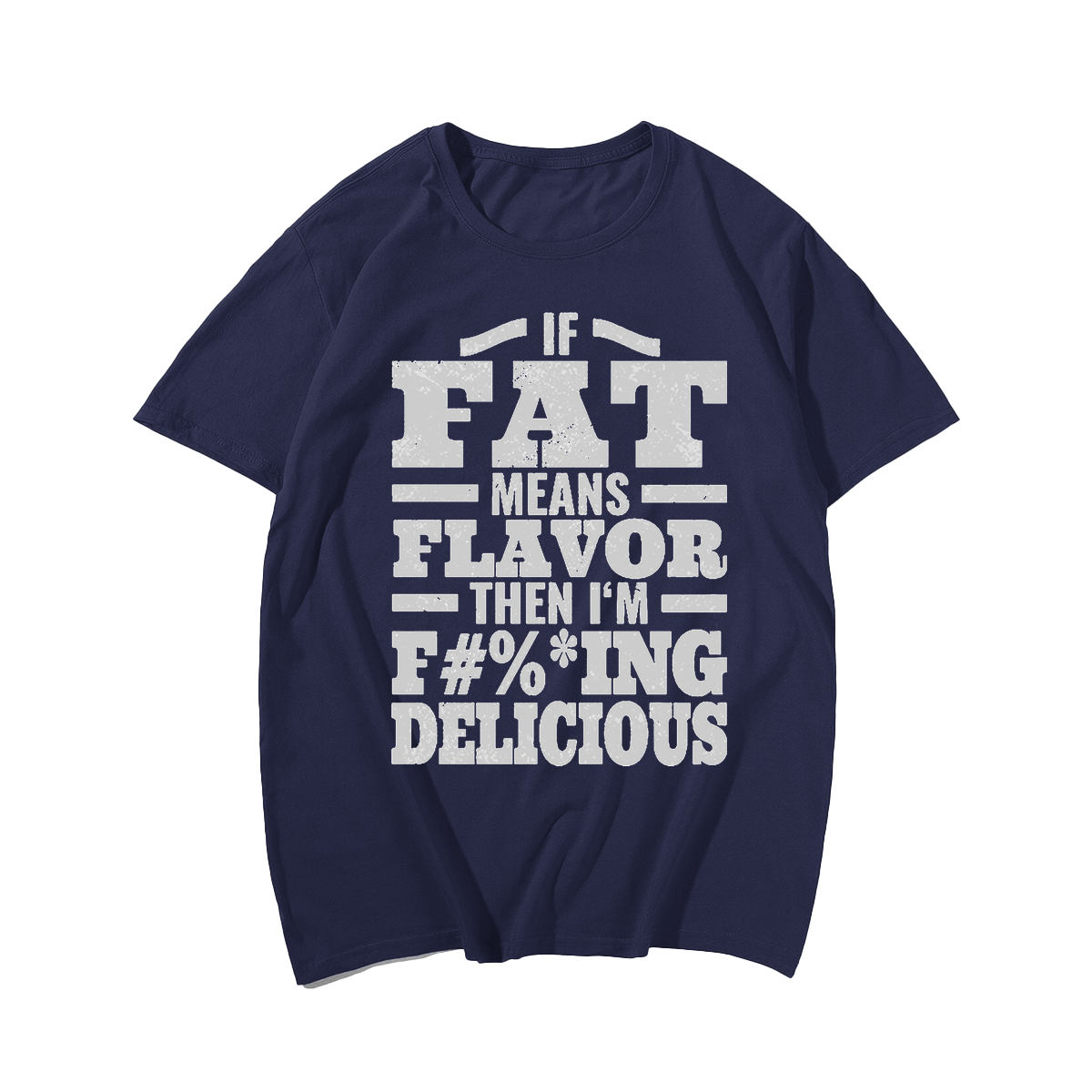 If Fat T-shirt for Men, Oversize Plus Size Big & Tall Man Clothing