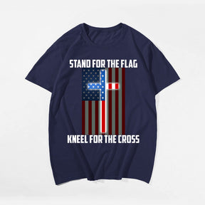 Limited Edition - Stand For The Flag Kneel For The Cross Men's T-Shirts