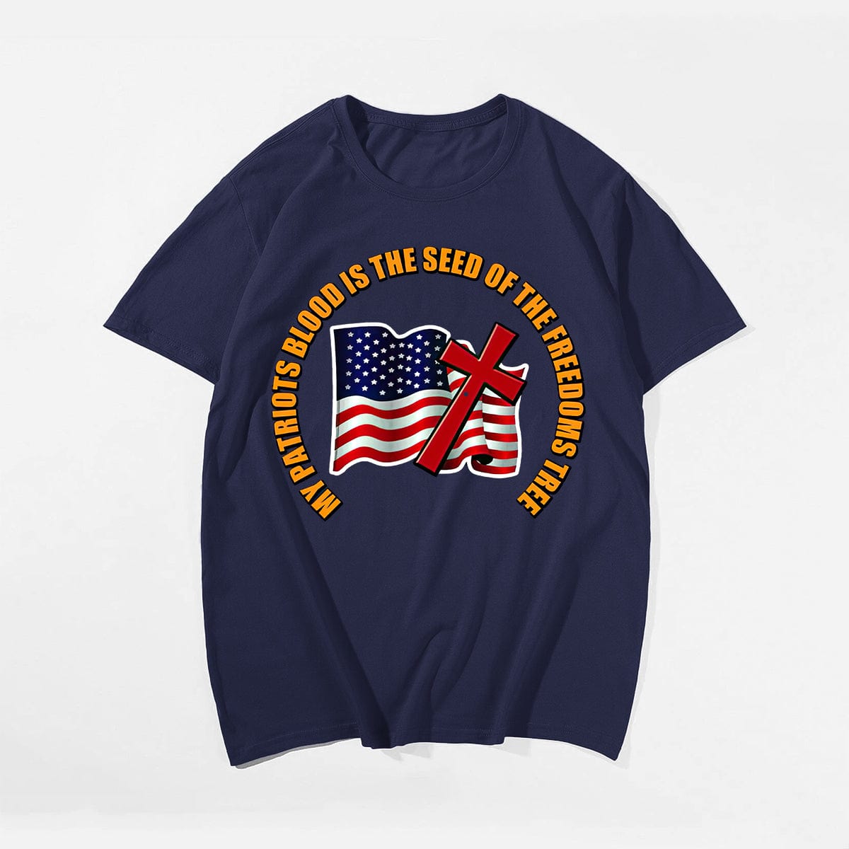 My Patriots Blood Is The Seed Of The Freedoms Tree Men's T-Shirts