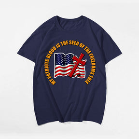 My Patriots Blood Is The Seed Of The Freedoms Tree Men's T-Shirts