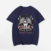 Right To Bear Arms T-shirt for Men, Oversize Plus Size Man Clothing - Big Tall Men Must Have