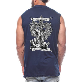 Saint Michael Defend Us Back fashion Sleeveless