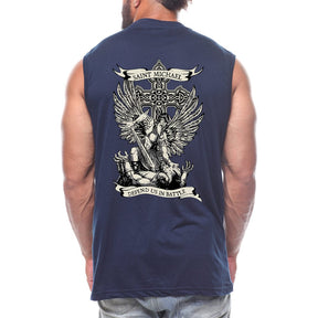 Saint Michael Defend Us Back fashion Sleeveless