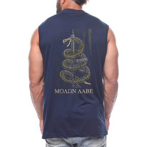 Skeletal Gadsden Snake Back fashion Sleeveless