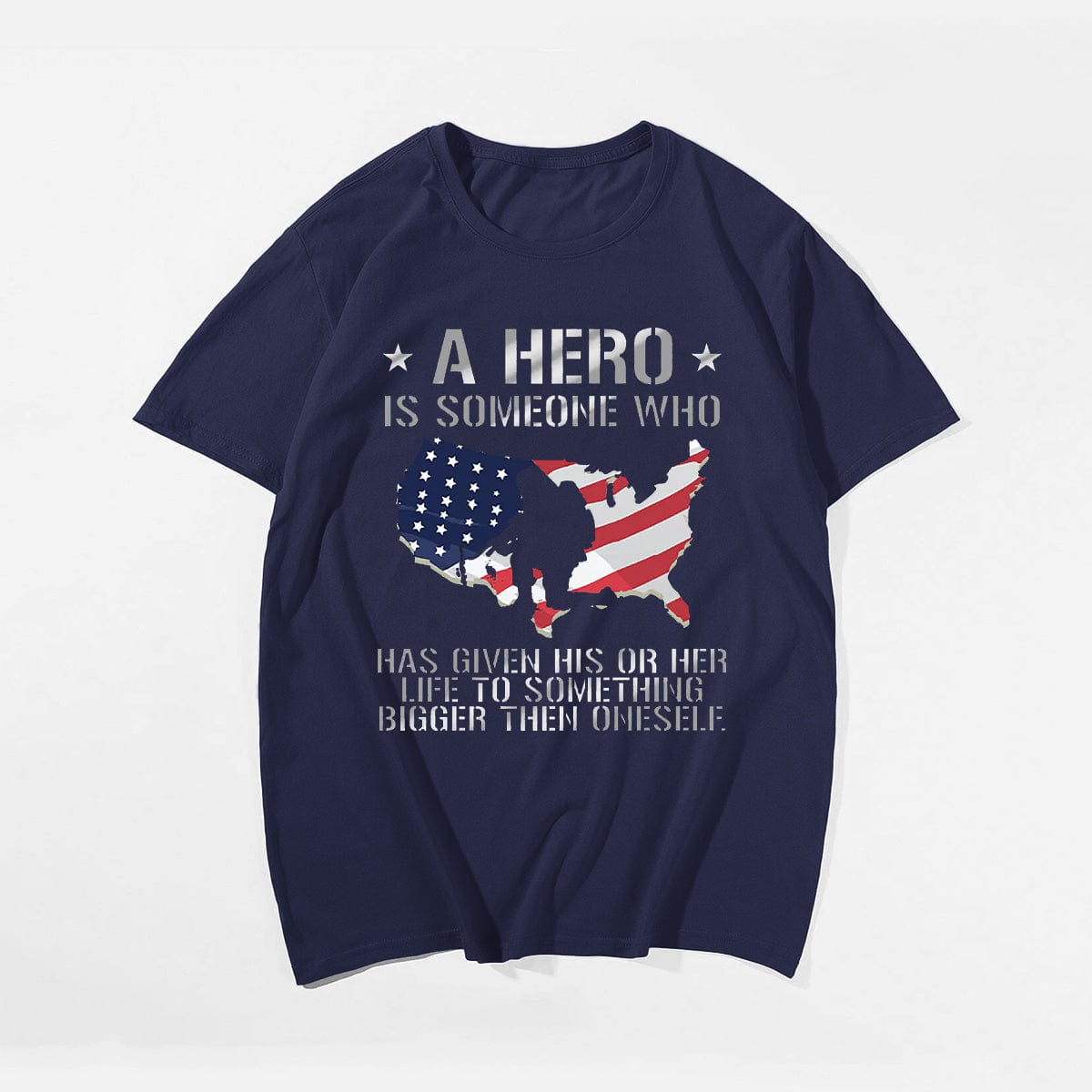 A Hero is someone Men T-shirt, Oversize Plus Size Man Clothing for Big & Tall