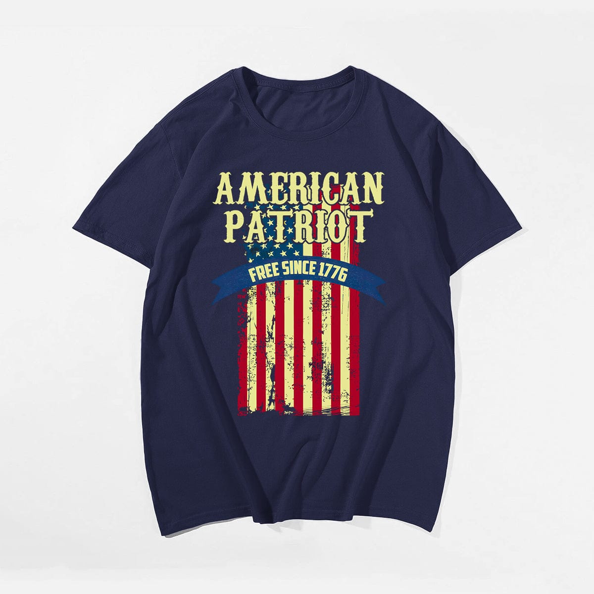 American Patriot Free Men T-shirt, Oversize Plus Size Man Clothing for Big & Tall