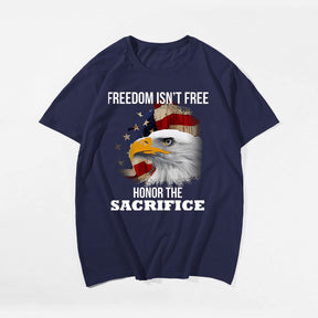 FREEDOM ISN'T FREE Men T-shirt, Oversize Plus Size Man Clothing for Big & Tall