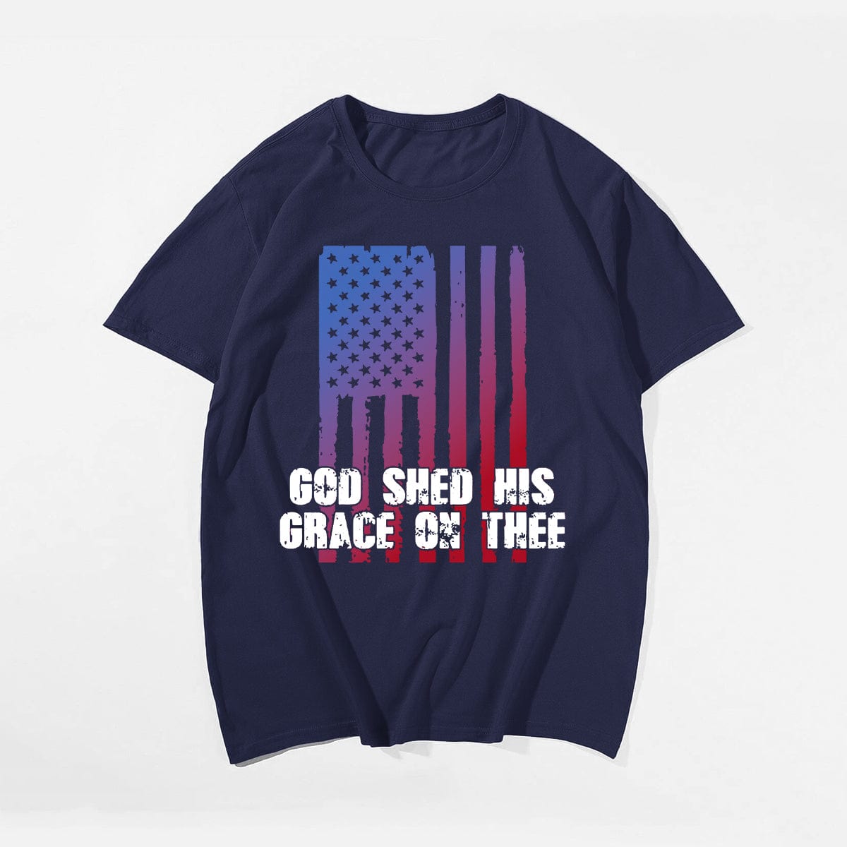 GOD SHED HIS GRACE ON THEE T-shirt, Oversize Plus Size Man Clothing for Big & Tall