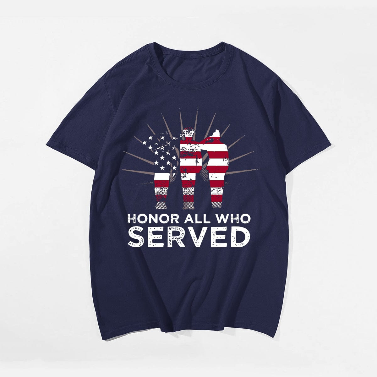 HONOR ALL WHO SERVED Men T-shirt, Oversize Plus Size Man Clothing for Big & Tall