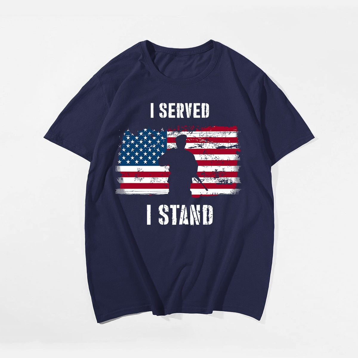 I SERVERD I STAND Men T-shirt, Oversize Plus Size Man Clothing for Big & Tall