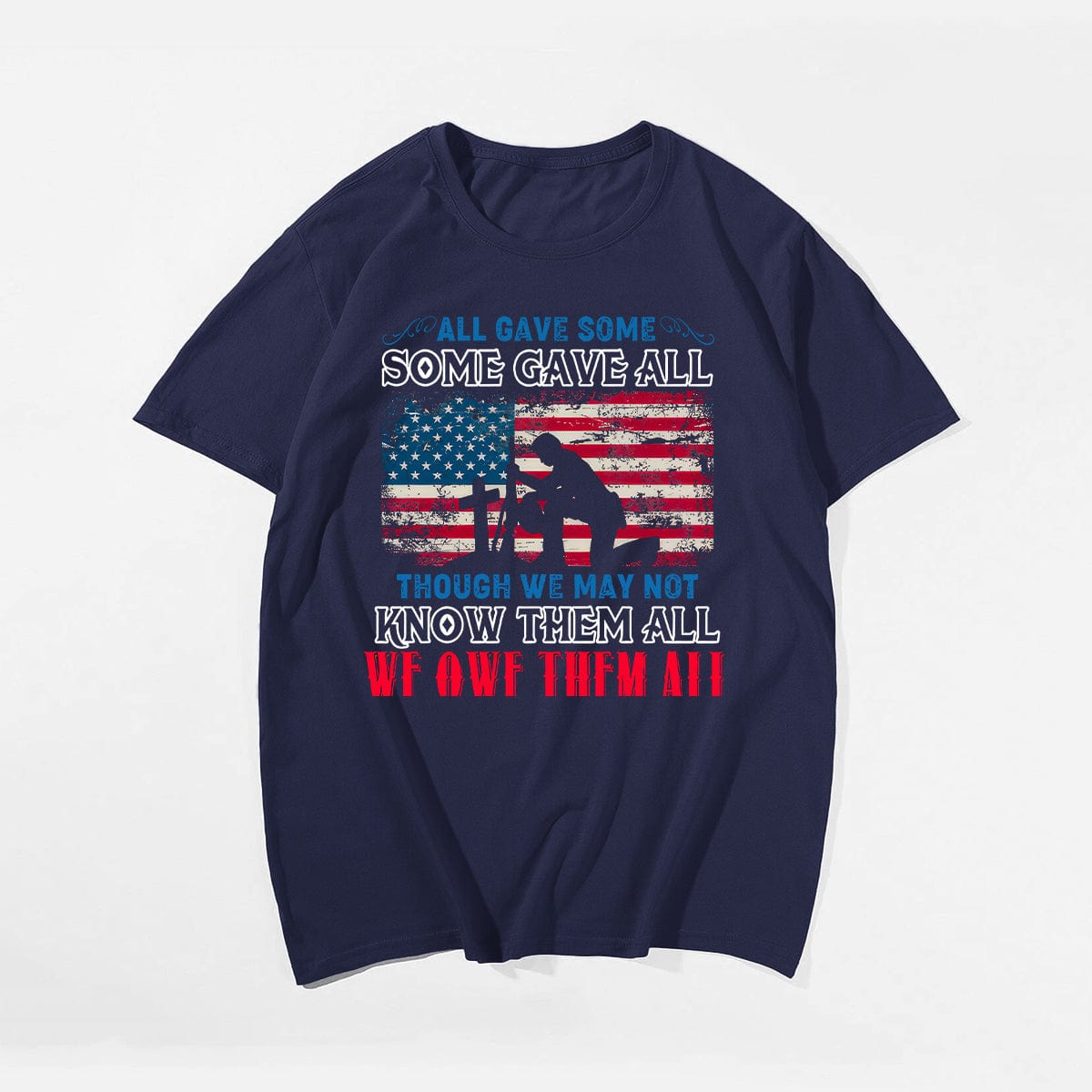 We owe them all Men T-shirt, Oversize Plus Size Man Clothing for Big & Tall