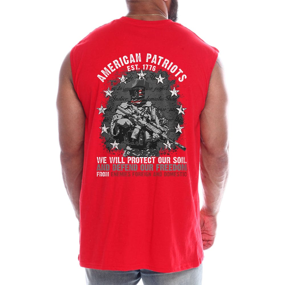 American Patriots Back fashion Sleeveless